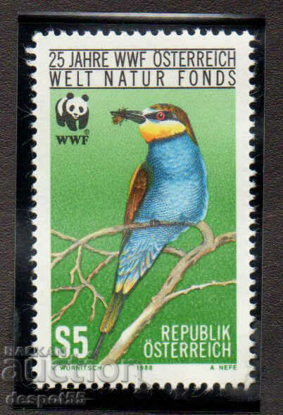 1988. Αυστρία. Αυστριακό Ίδρυμα Άγριας Ζωής - Πουλιά