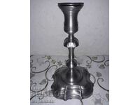 ANTIQUE SOLID ZINC CANDLESTICK