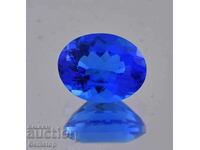 2.40 ct natural tanzanite oval cert.AGL