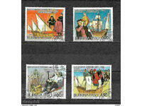Μπουρκίνα Φάσο 1985 «Ο Χριστόφορος Κολόμβος ο Ανακαλυφτής» - γραμματόσημο