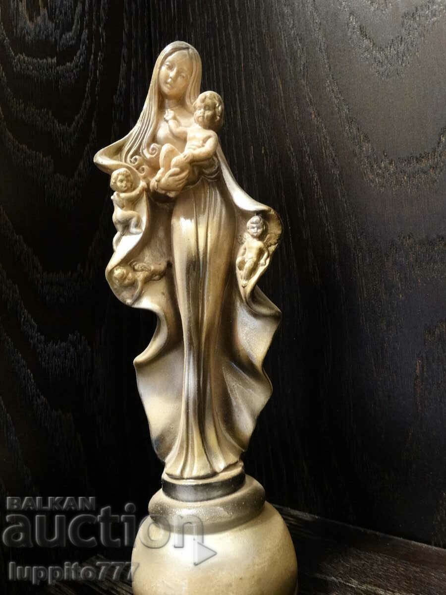 Statuette of the Madonna and Child with price 155.00 BGN | € 79.25 Statuette of the Madonna and Child with price 155.00 BGN | € 79.25