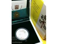 500 lira 1993 Vatican cert. box capsule UNC silver