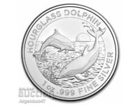 NEW!!! SILVER 1 OZ 2024 AUSTRALIA - GRAY DOLPHIN