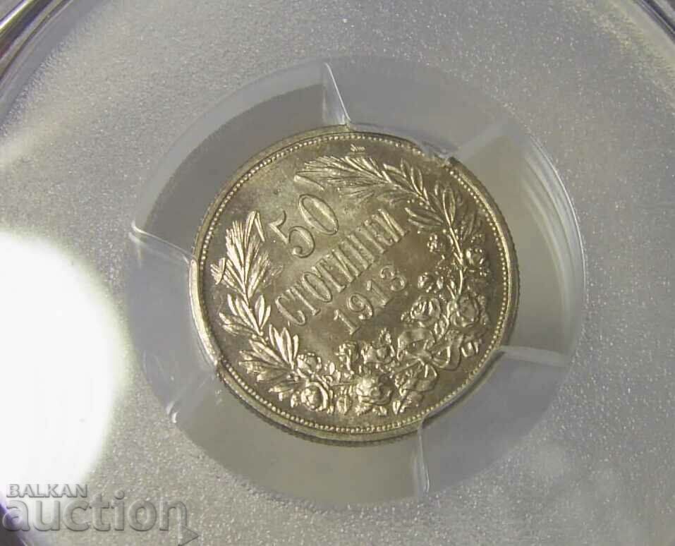 Delivery of 50 cents 1913 MS65 PCGS Bulgaria