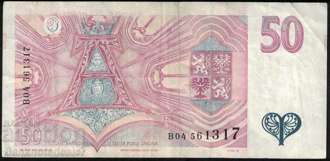 Czech Republic 50 Korun 1994 Pick 4 Ref 1317 with price 10.00 BGN | € 5.11 Czech Republic 50 Korun 1994 Pick 4 Ref 1317 with price 10.00 BGN | € 5.11