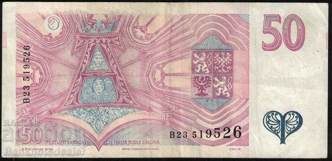 Czech Republic 50 Korun 1994 Pick 4 Ref 9526 with price 10.00 BGN | € 5.11 Czech Republic 50 Korun 1994 Pick 4 Ref 9526 with price 10.00 BGN | € 5.11