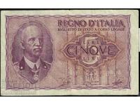 Italy 5 lire 1940-44 Pick 28 Ref 0432