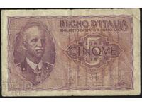 Italia 5 lire 1940-44 Pick 28 Ref 5808