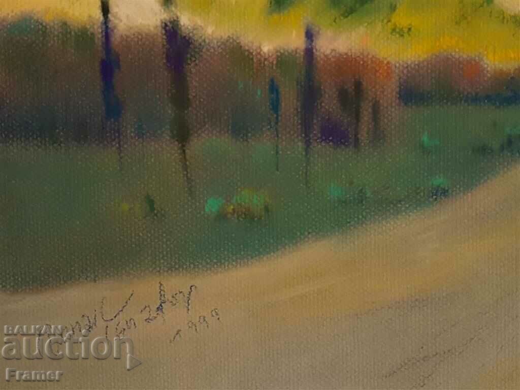 Danail Ignatov Large Landscape 1999 with oil pastel - 5 Danail Ignatov Large Landscape 1999 with oil pastel - 5