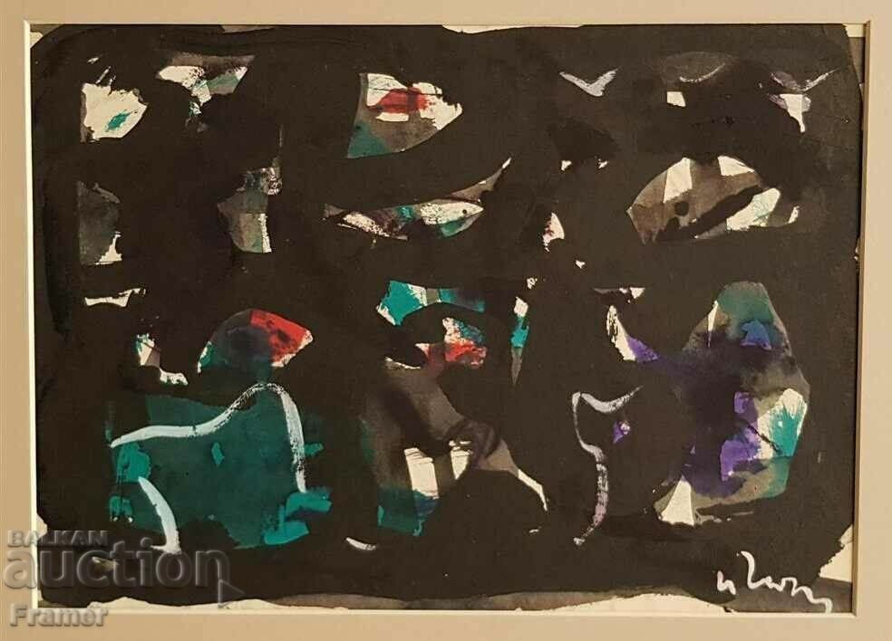 Ivan Georgiev-Rembrandt (1938-1994) Composition 3 with price 940.00 BGN | € 480.61 Ivan Georgiev-Rembrandt (1938-1994) Composition 3 with price 940.00 BGN | € 480.61