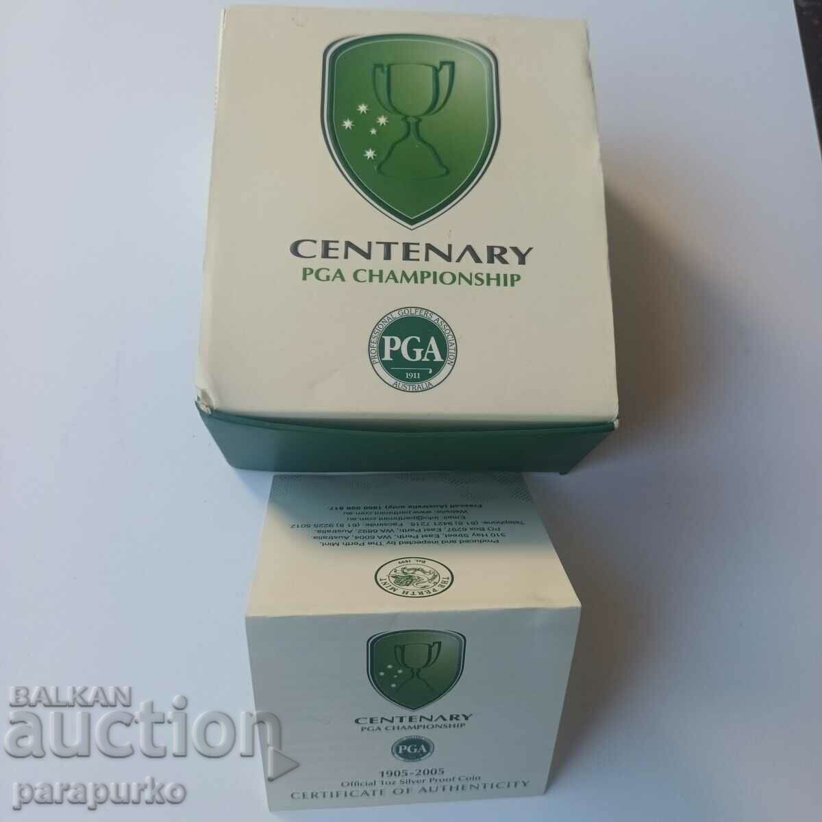 Delivery of Silver 1oz CENTENARY PGA CHAMPIONSHIP 2005 READ!!! Delivery of Silver 1oz CENTENARY PGA CHAMPIONSHIP 2005 READ!!!