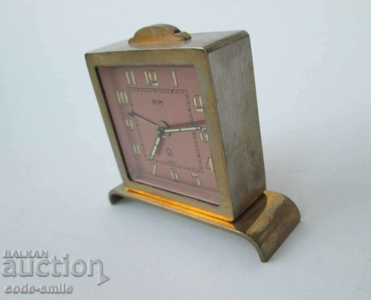Old watch small alarm clock MIM JAEGER le Coultre Swiss - 7 Old watch small alarm clock MIM JAEGER le Coultre Swiss - 7