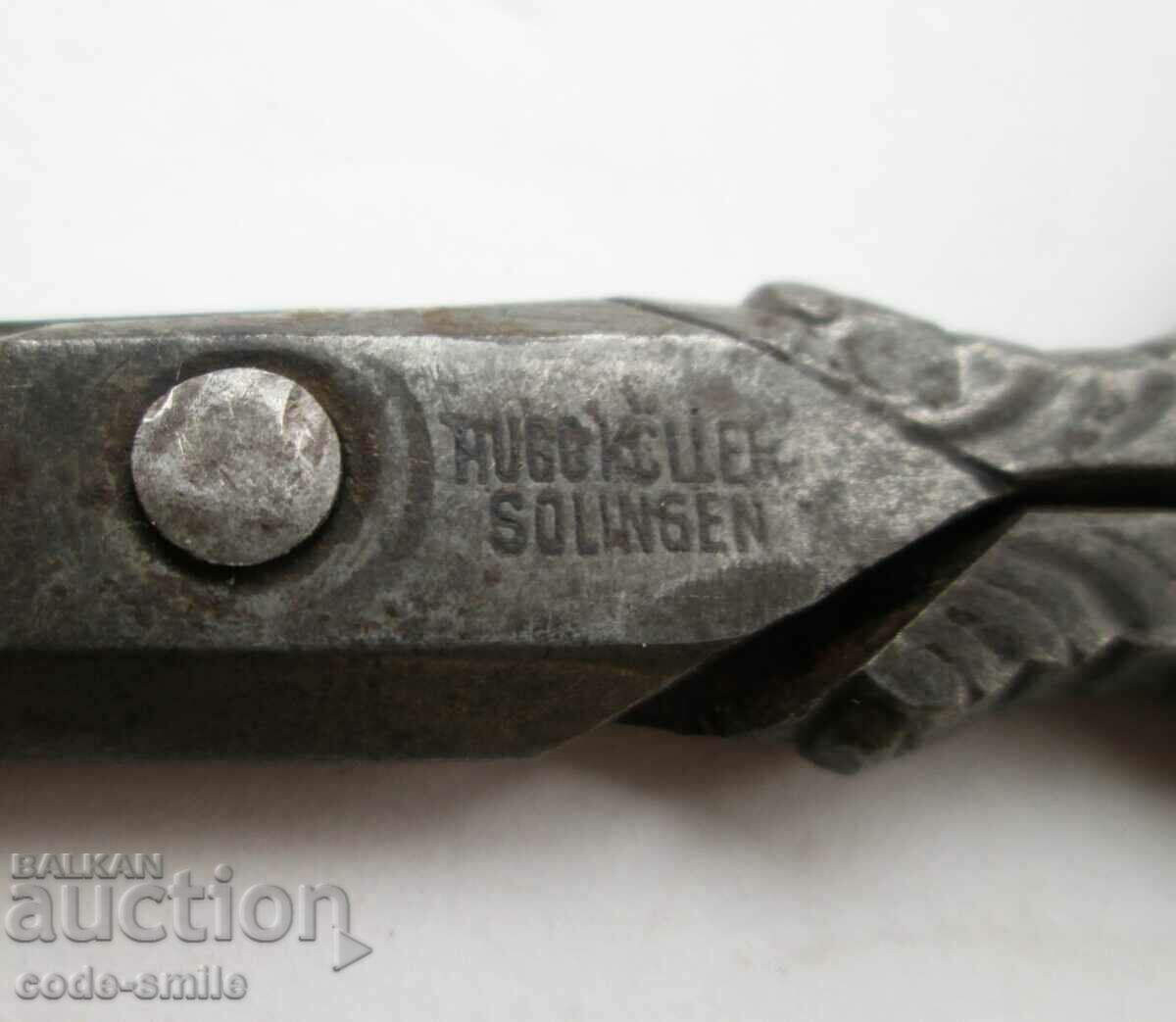 Old Solingen scissors with Emperor Wilhelm II and Victoria 19c - 5 Old Solingen scissors with Emperor Wilhelm II and Victoria 19c - 5