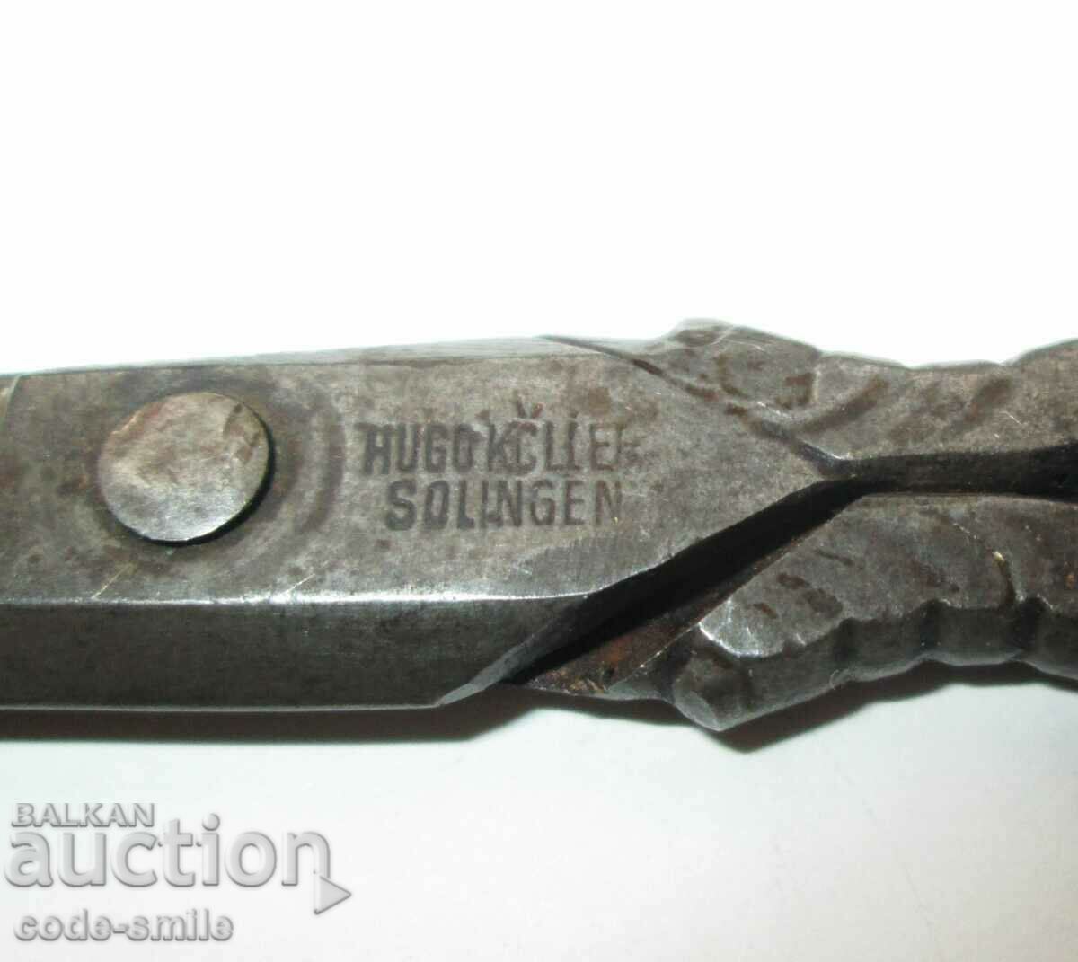 Old Solingen scissors with Emperor Wilhelm II and Victoria 19c - 6 Old Solingen scissors with Emperor Wilhelm II and Victoria 19c - 6