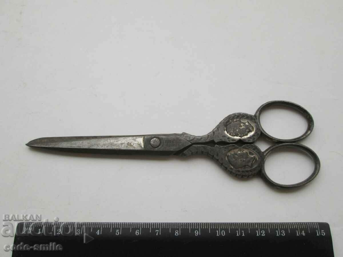Old Solingen scissors with Emperor Wilhelm II and Victoria 19c - 7 Old Solingen scissors with Emperor Wilhelm II and Victoria 19c - 7