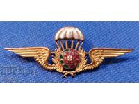 Rare Portuguese parachute badge.
