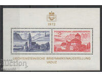 1972. Liechtenstein. a VII-a Expoziție Filatelică „LIBA` 72”. Bloc.