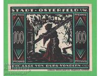 (¯`'•.¸NOTGELD (гр. Osterfeld) 1921 UNC  -100 пфенига¸.•'´¯)