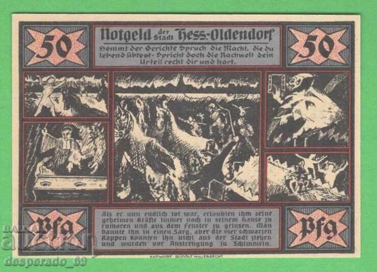 (¯`'•.¸NOTGELD (or. Hessisch Oldendorf) 1921 UNC - 50 pfenigi cu preț € 1.50 | 2.93 BGN