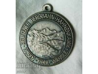 Μετάλλιο, πινακίδα - Τιρόλο, Αυστρία - τελεφερίκ βουνό