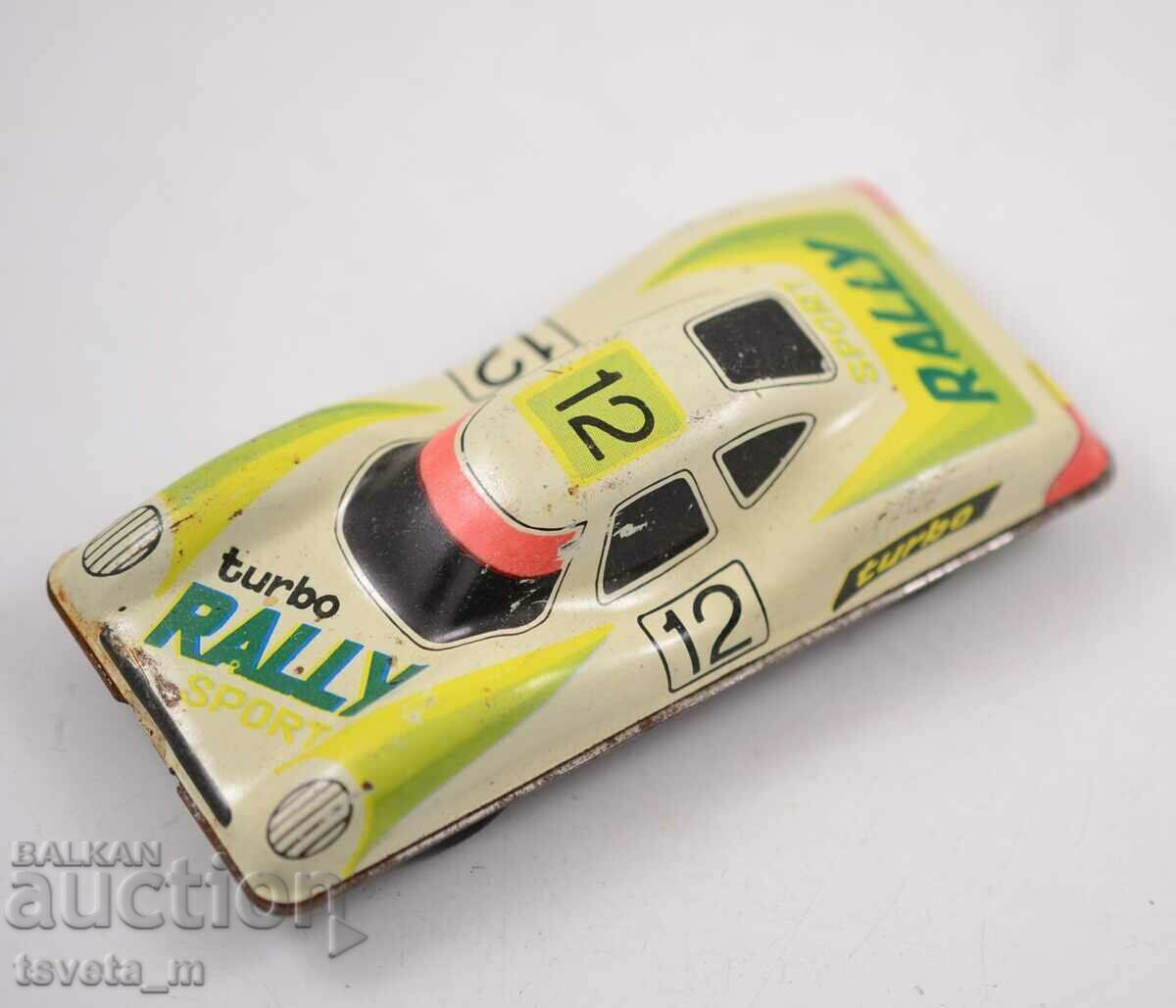 Tin racing car RALLY 70s USSR with price 6.00 BGN | € 3.07 Tin racing car RALLY 70s USSR with price 6.00 BGN | € 3.07