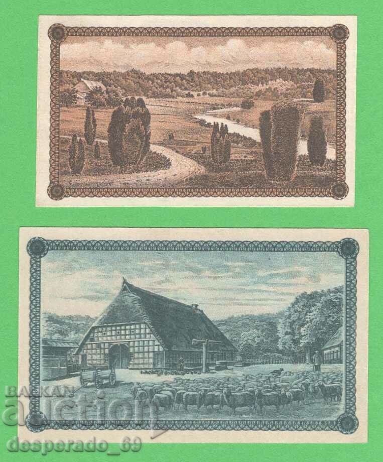 (¯`'•.¸NOTGELD (town of Walsrode) 1920 UNC -2 banknotes¸.•'´¯) with price 4.60 BGN | € 2.35 (¯`'•.¸NOTGELD (town of Walsrode) 1920 UNC -2 banknotes¸.•'´¯) with price 4.60 BGN | € 2.35