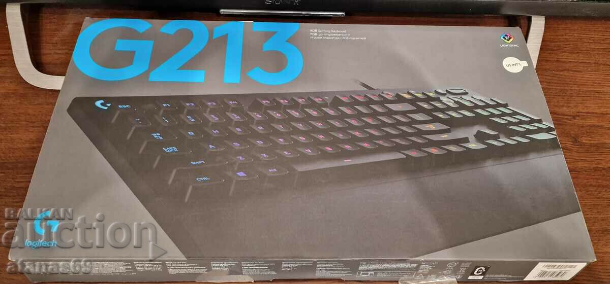 Auction Logitech G213 RGB gaming keyboard Auction Logitech G213 RGB gaming keyboard
