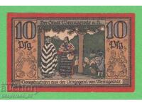(¯`'•.¸NOTGELD (city of Wernigerode) 1921 UNC - 10 pfennig¸.•'´¯)