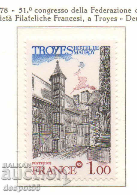 1978 France. 51st Congress of French Philatelic Societies