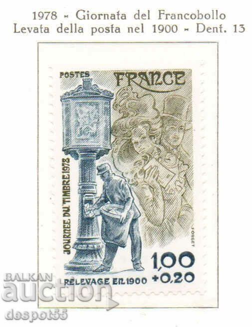 1978. Franţa. Ziua timbrului poștal.