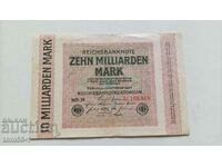 Germany 10 billion marks 01.10.1923 - see description