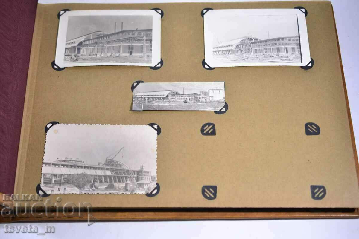 Large leather photo album with the face of G. Dimitrov, 1960. social - 6 Large leather photo album with the face of G. Dimitrov, 1960. social - 6