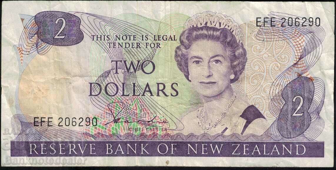 Noua Zeelandă 2 dolari 1985 Pick 170a Ref 6290
