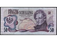 Austria 50 Schilling 1970 Pick 143 Ref 9327