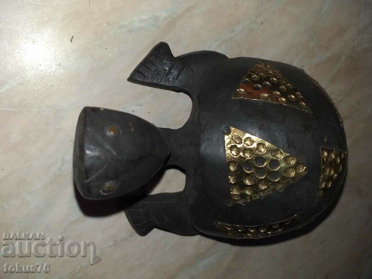 Auction Tortoise wood and brass Auction Tortoise wood and brass