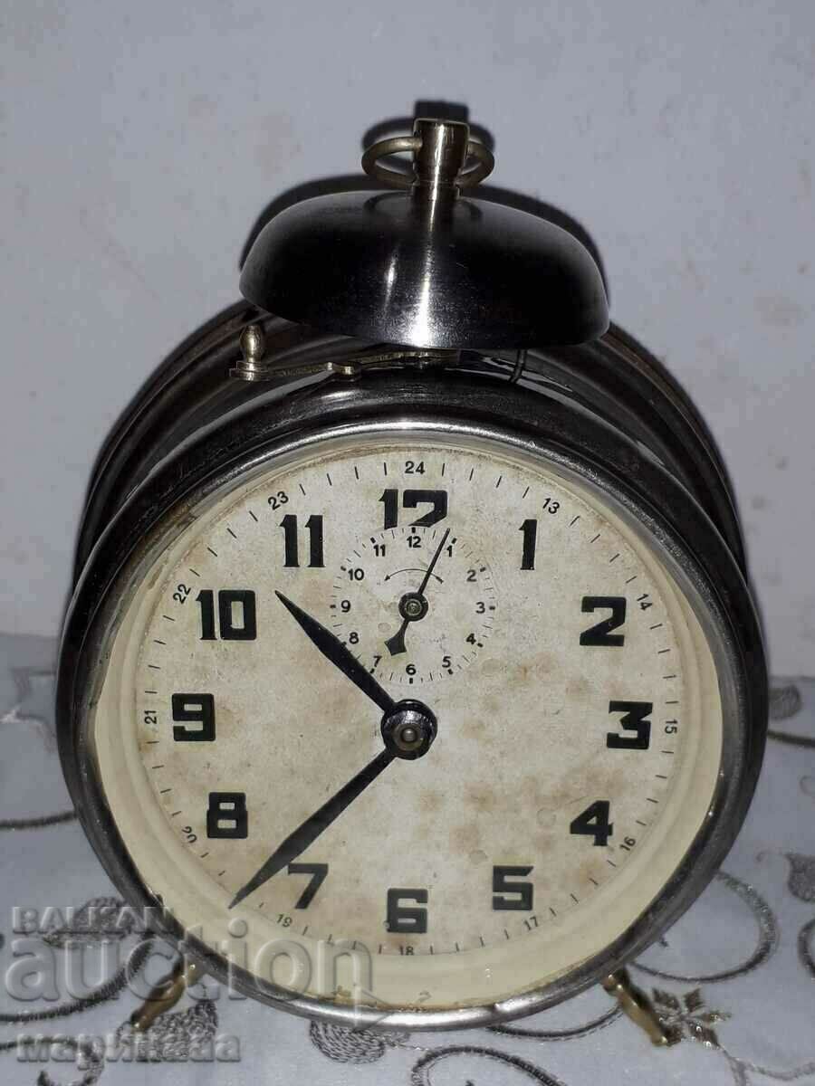 OLD ALARM CLOCK. GERMANY