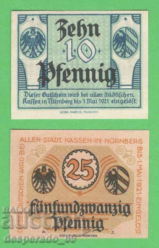(¯`'•.¸NOTGELD (city of Nürnberg) 1920 UNC -2 banknotes¸.•'´¯) with price 3.80 BGN | € 1.94 (¯`'•.¸NOTGELD (city of Nürnberg) 1920 UNC -2 banknotes¸.•'´¯) with price 3.80 BGN | € 1.94