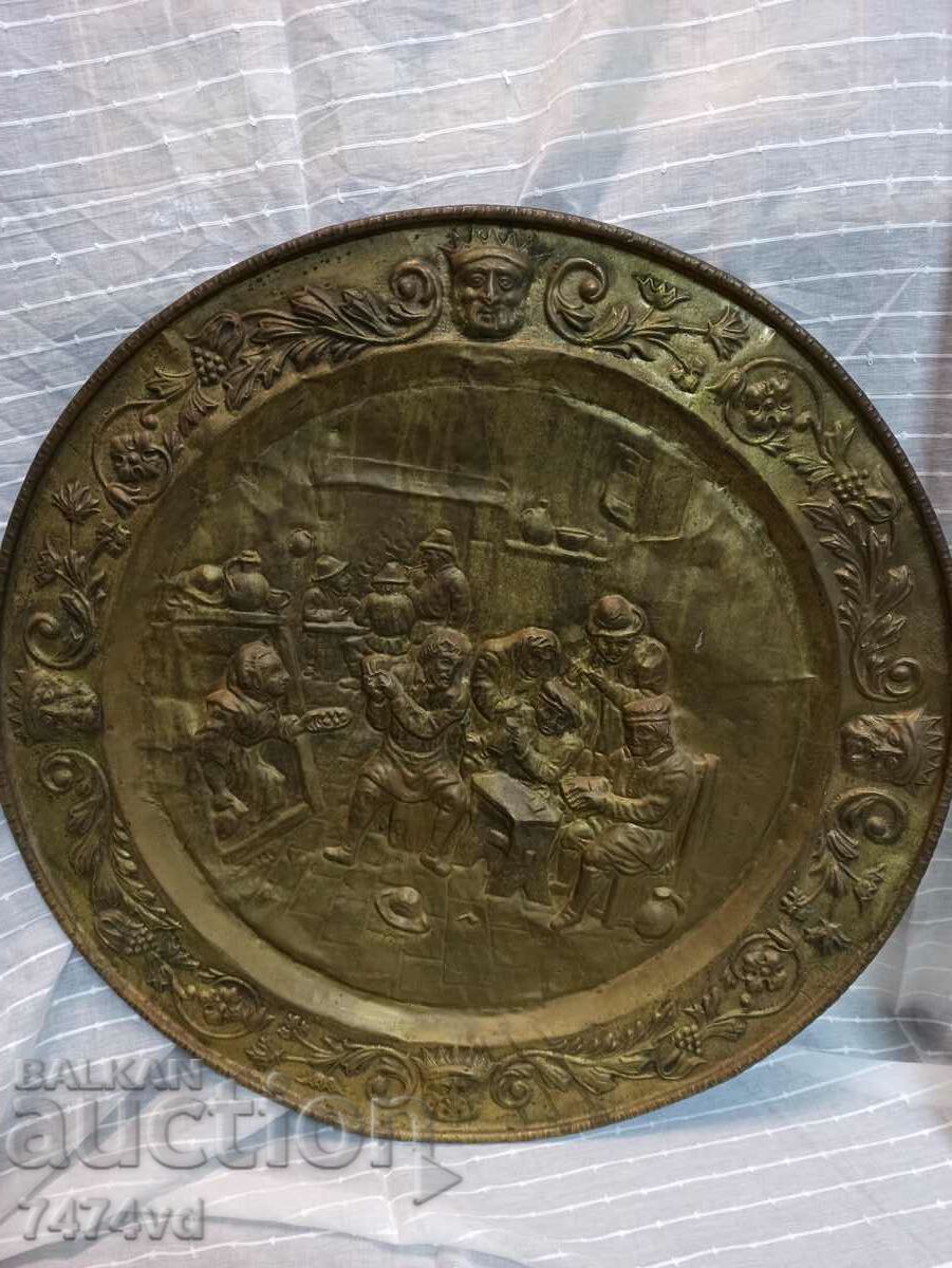 HUGE BRONZE PANEL, RELIEF, SCENE, IMAGES with price 150.00 BGN | € 76.69 HUGE BRONZE PANEL, RELIEF, SCENE, IMAGES with price 150.00 BGN | € 76.69