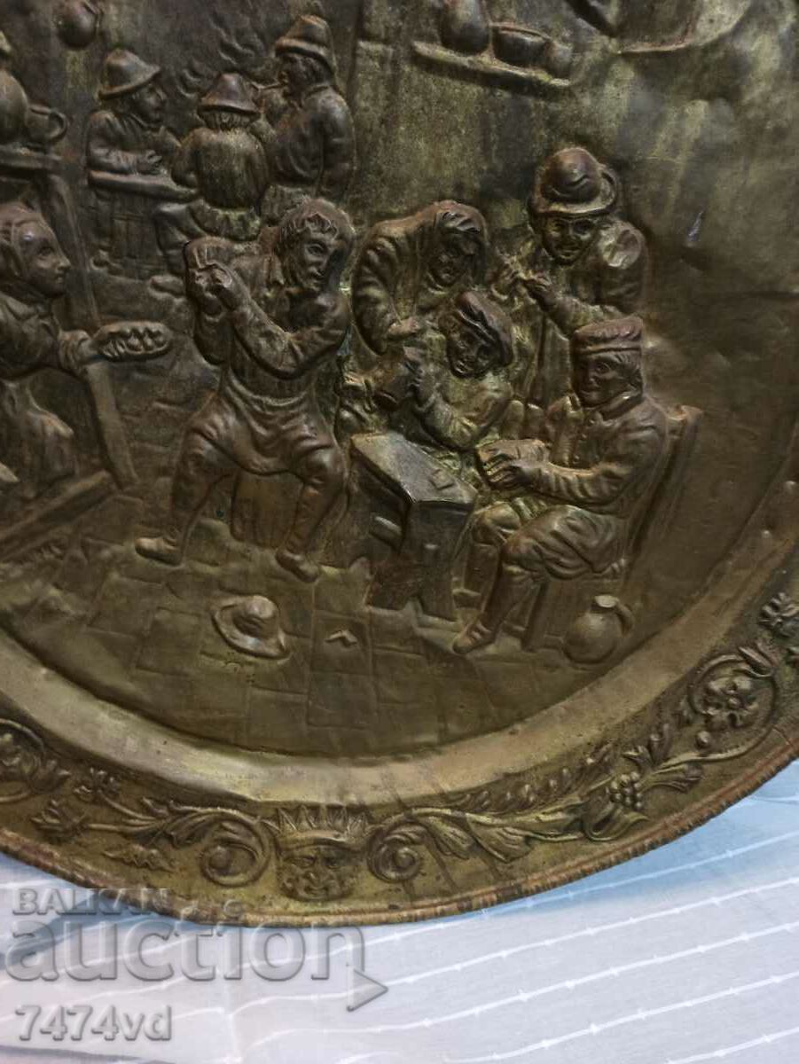 HUGE BRONZE PANEL, RELIEF, SCENE, IMAGES - 7 HUGE BRONZE PANEL, RELIEF, SCENE, IMAGES - 7