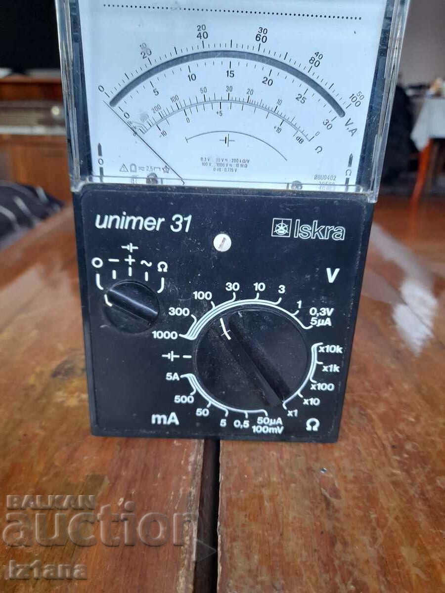 Vechi multimetru Iskra Unimer 31 cu preț 90.00 BGN | € 46.02