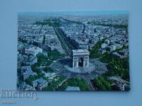 Картичка: Триумфалната арка, Париж, Франция.