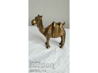 Egyptian bronze camel-shaped inkstand