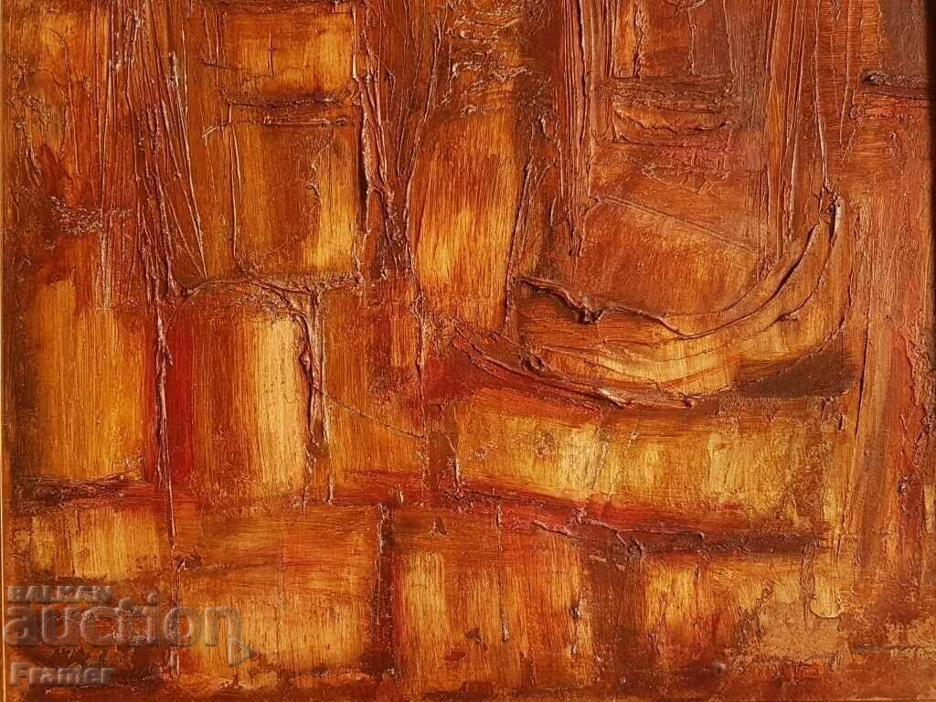 Delivery of Tsvetan Tsonev 1936 - 2004 Momi Lazarki 1980s oil Delivery of Tsvetan Tsonev 1936 - 2004 Momi Lazarki 1980s oil