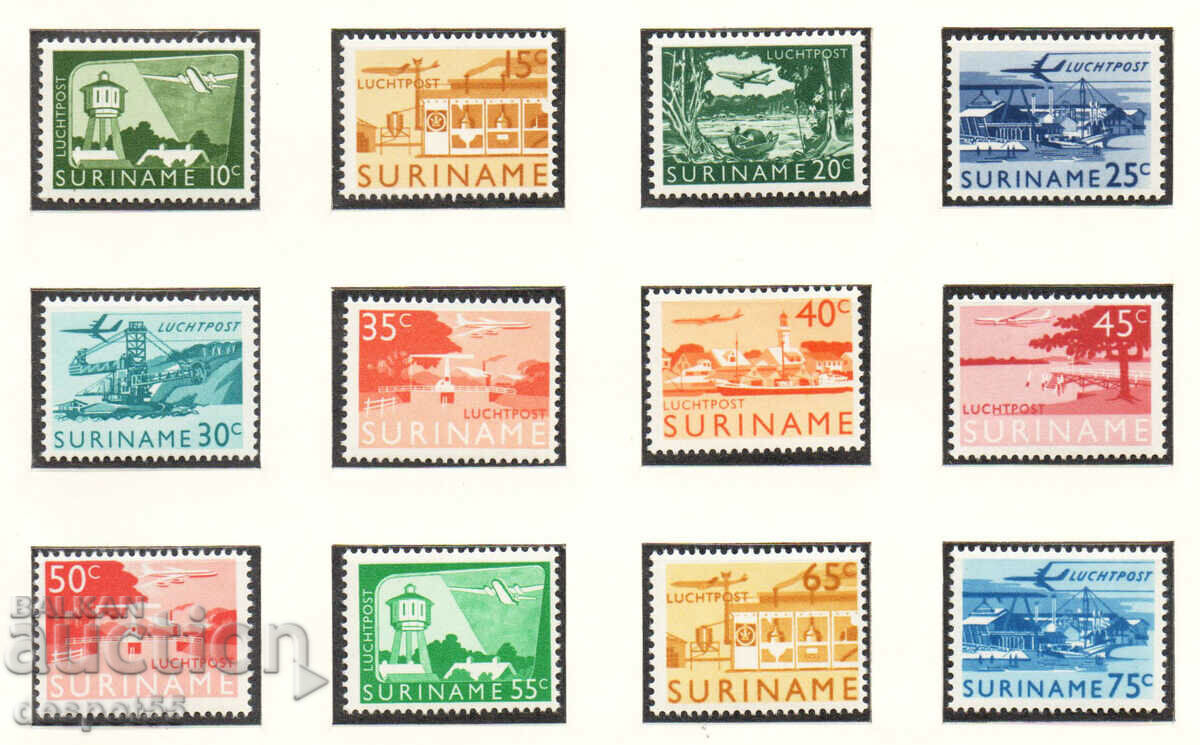 1965. Σουρινάμ. Αεροπορία - τοπικά μοτίβα.