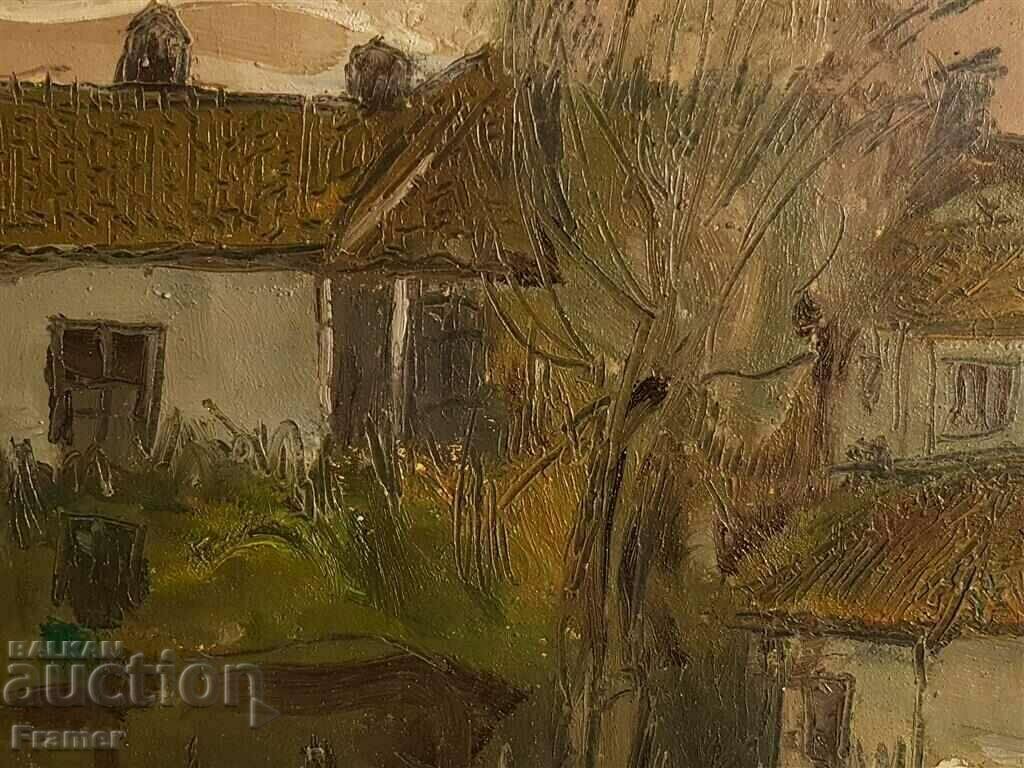 Tsvetan Tsonev 1936 - 2004 The Old House 1982 with oil paints - 5 Tsvetan Tsonev 1936 - 2004 The Old House 1982 with oil paints - 5