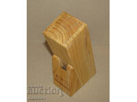 Wooden knife and scissor stand wooden block, excellent