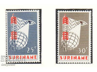1966. Surinam. Deschiderea serviciului de televiziune din Surinam.