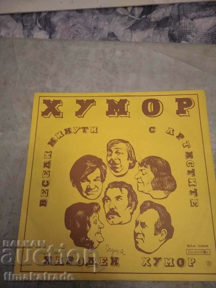 Placă VAA10358 Umor Umor popular Minute amuzante cu artiștii