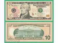 (¯`'•.¸ US $10 2013 UNC ¸.•'´¯)