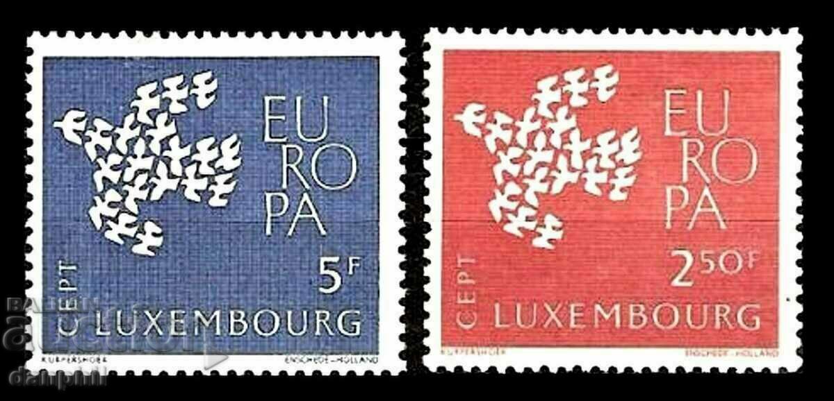 Luxemburg 1961 Europa CEPT (**) curat, netimbrat